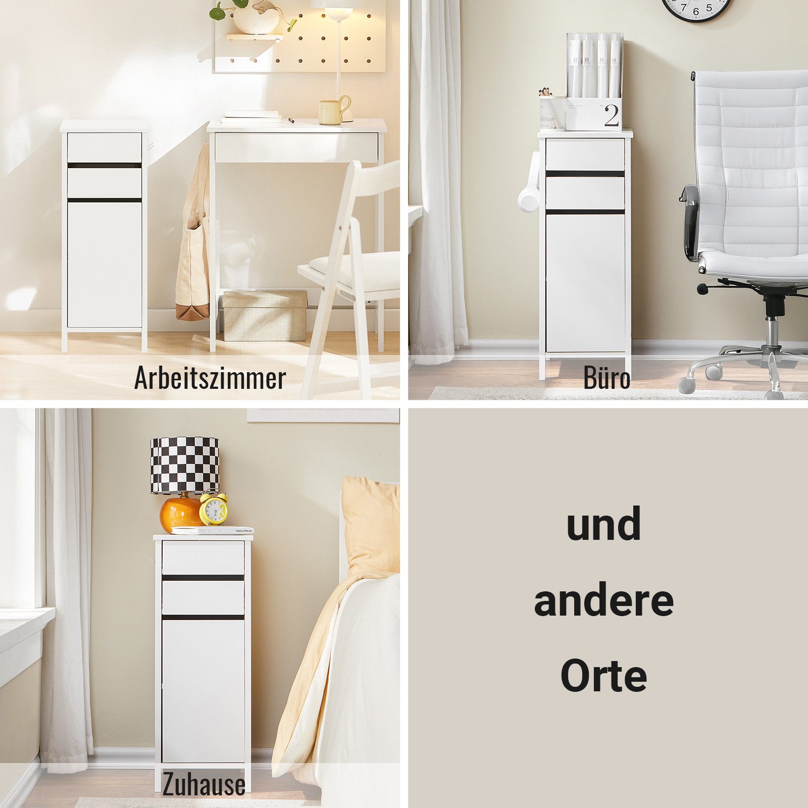 SoBuy Aktenschrank FWT108 Aufbewahrungsschrank Büroschrank Sideboard günstig online kaufen