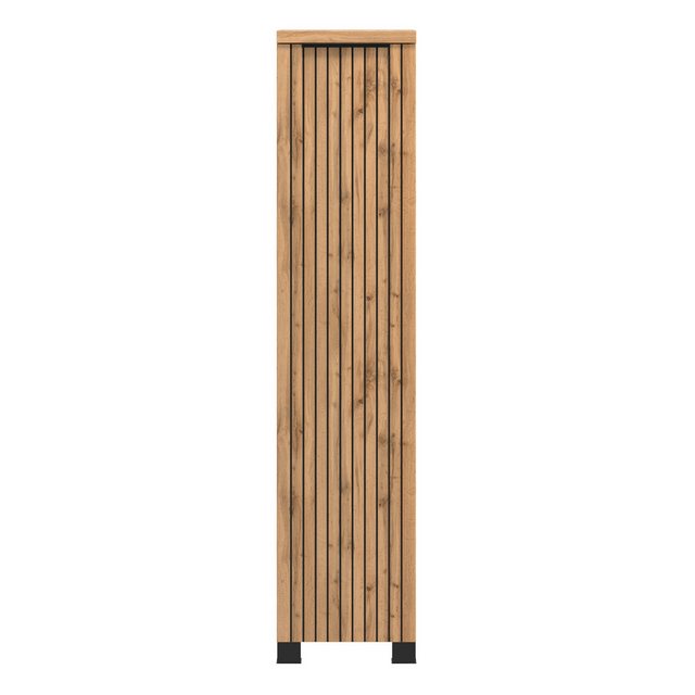 HELD MÖBEL Midischrank in Wotaneiche-Dekor - 30x130x35cm (BxHxT) günstig online kaufen