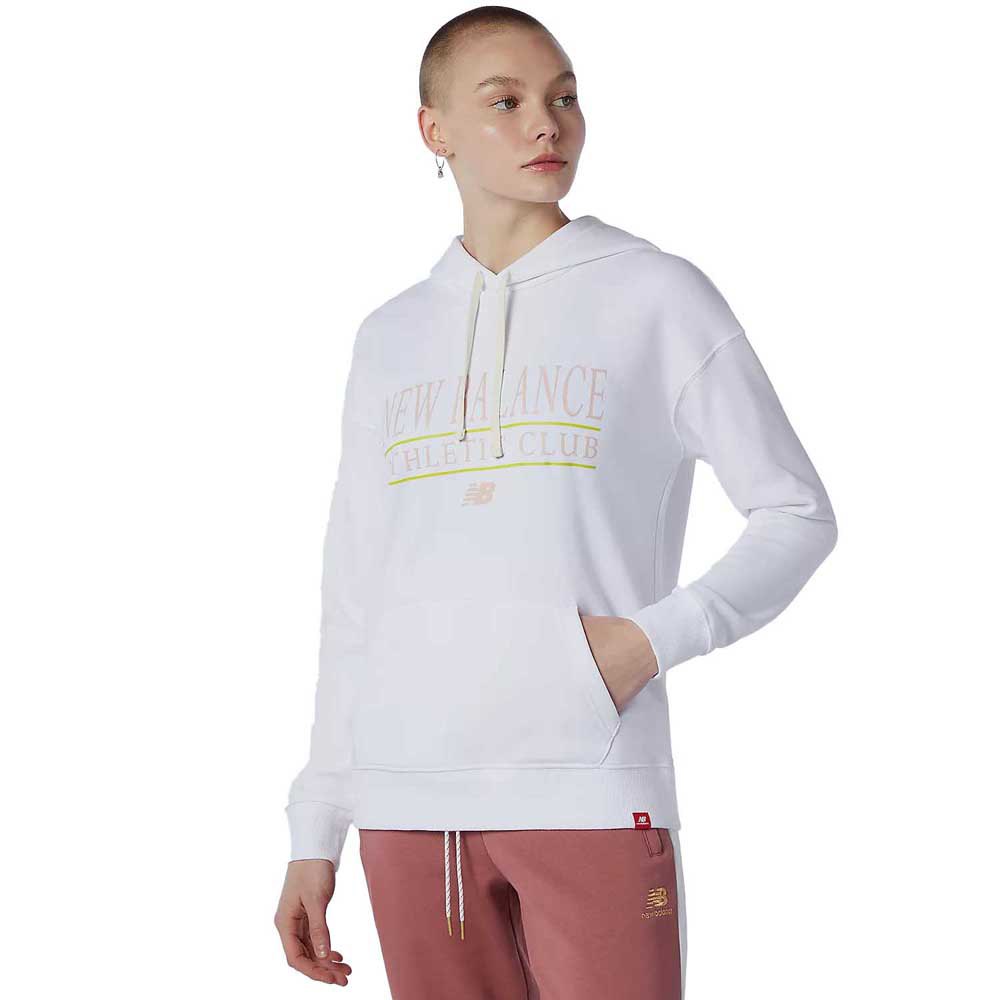 New Balance Essentials Athletic Club Pullover S White günstig online kaufen