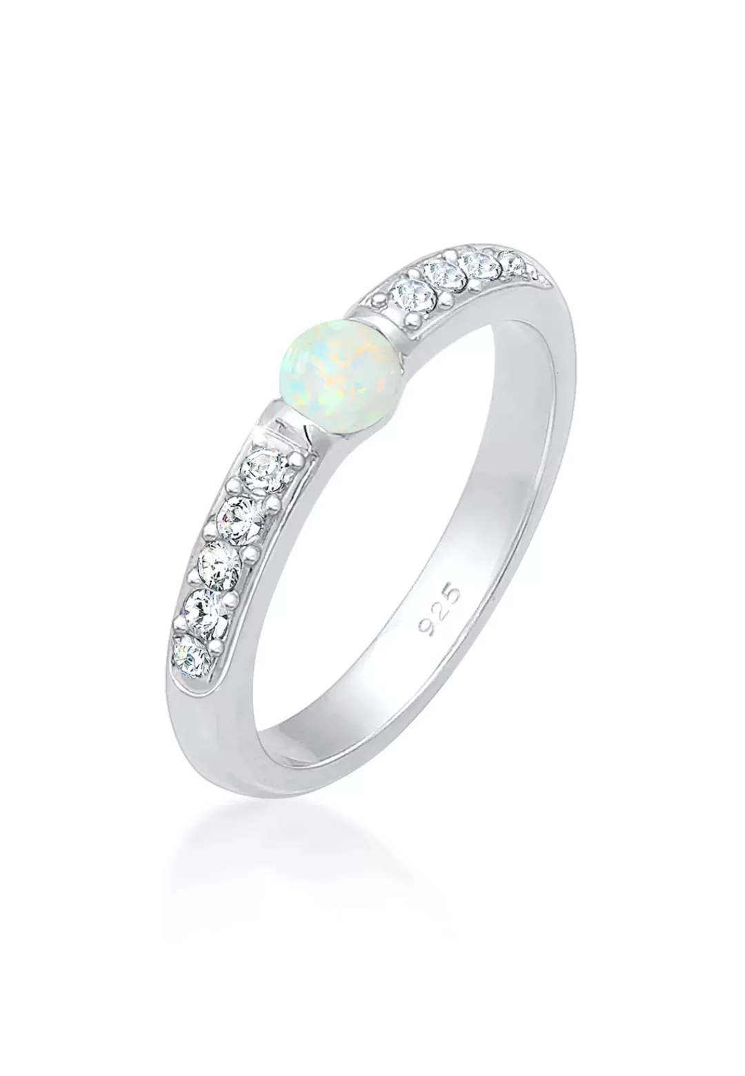 Elli Premium Verlobungsring "Opal Kristalle 925er Sterling Silber" günstig online kaufen