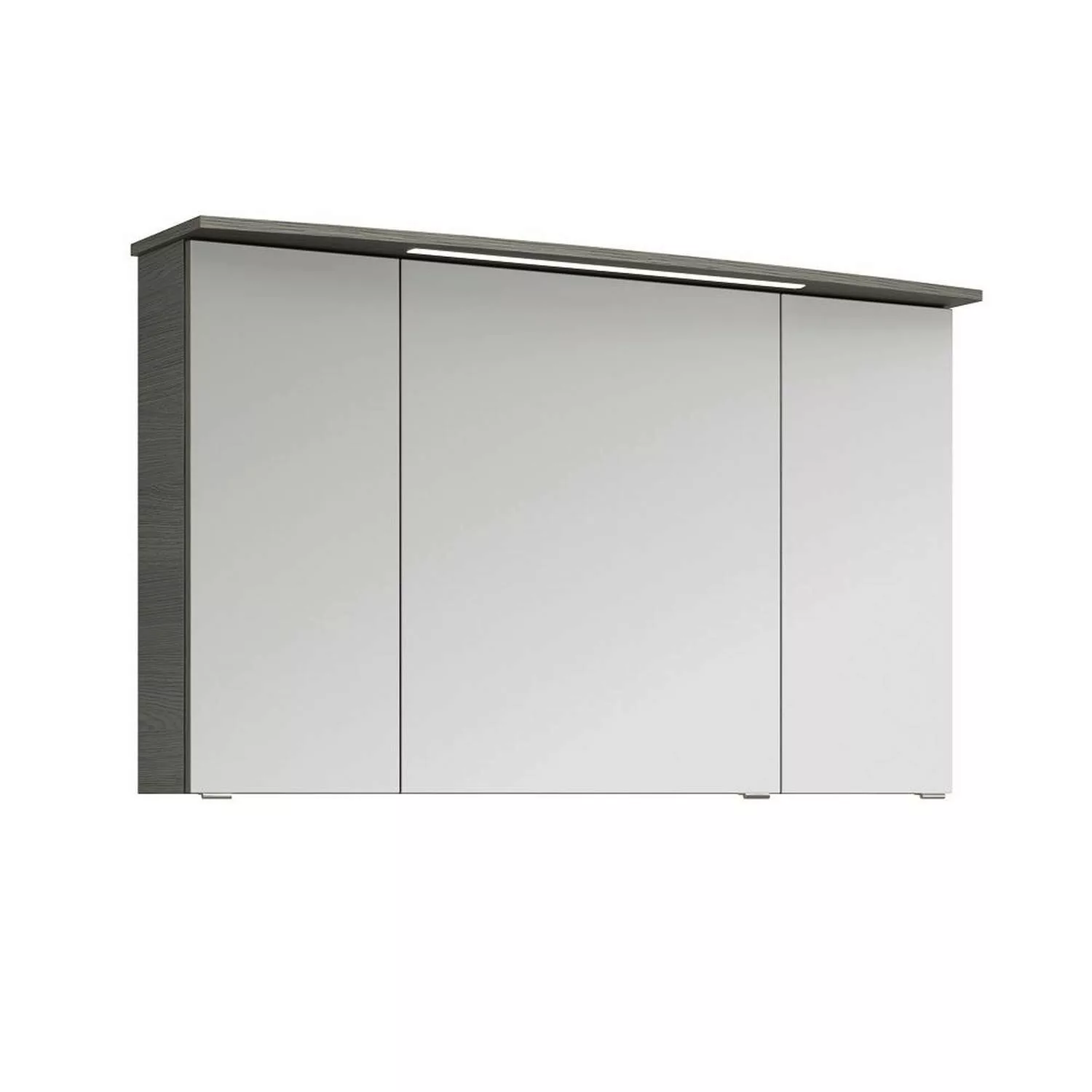 Badezimmer Spiegelschrank FES-4010-66 Korpus im Dekor Graphit Struktur quer günstig online kaufen