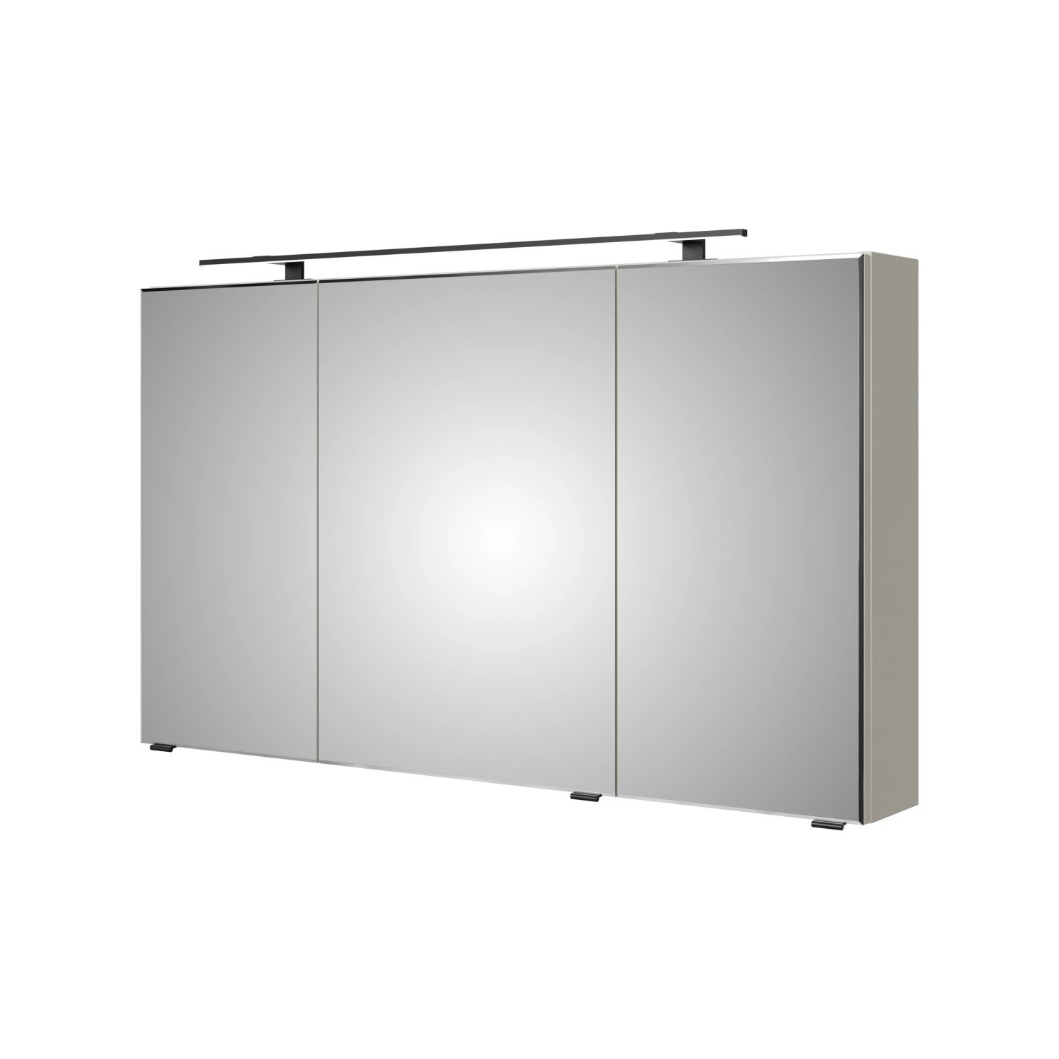 Pelipal Spiegelschrank Quantum 07 Kaschmir Matt 120 cm Drehtüren 35/50/35 c günstig online kaufen