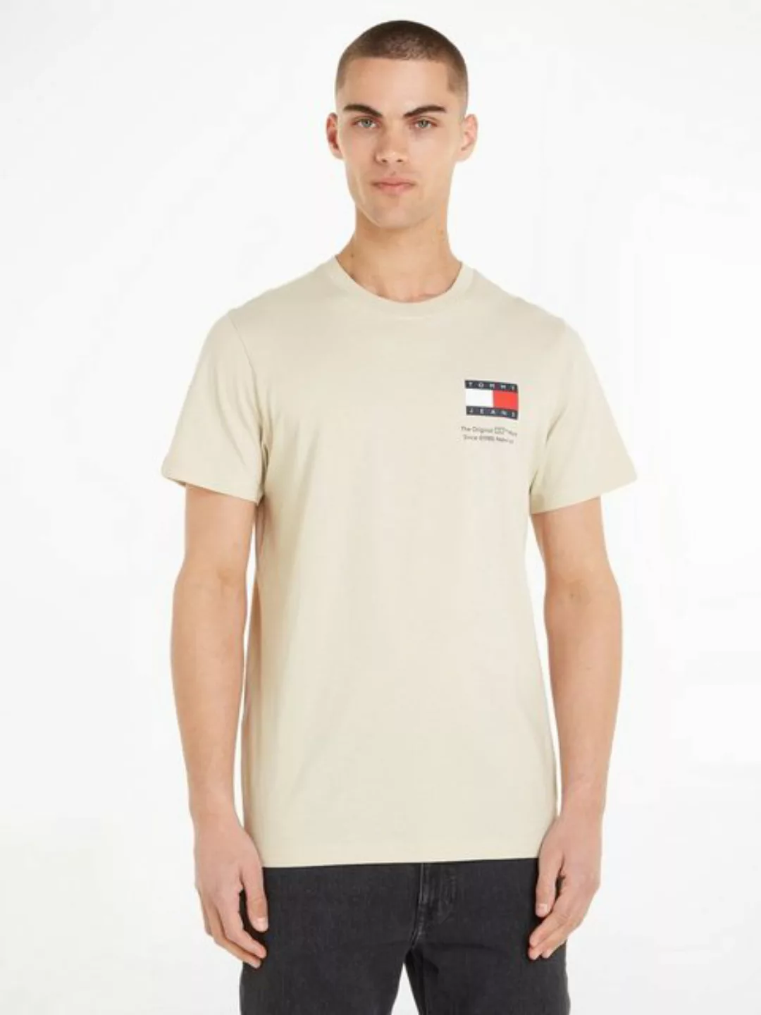 Tommy Jeans Plus T-Shirt TJM SLIM ESSENTIAL FLAG TEE EXT mit Tommy Jeans Lo günstig online kaufen