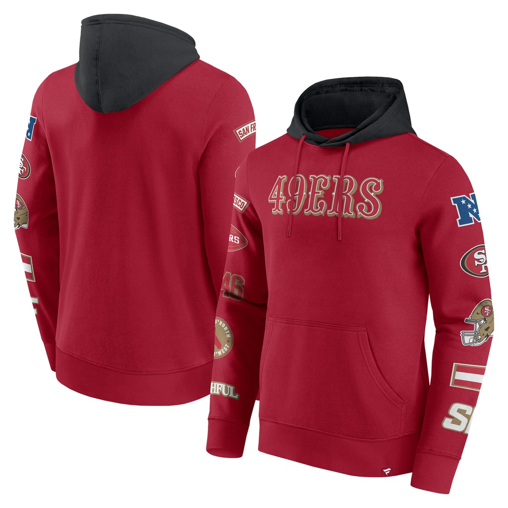Fanatics Kapuzenpullover "Fanatics Hoodie San Francisco 49ers Patched Out F günstig online kaufen