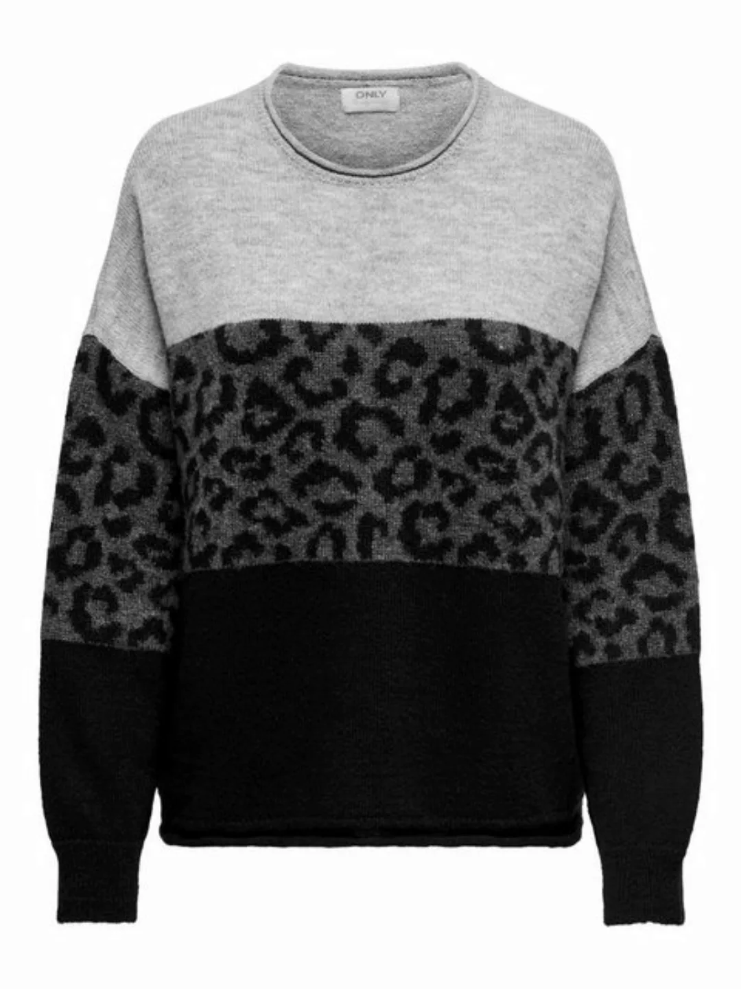 ONLY Rundhalspullover ONLJADE ANIMAL LS O-NECK NOOS KNT günstig online kaufen