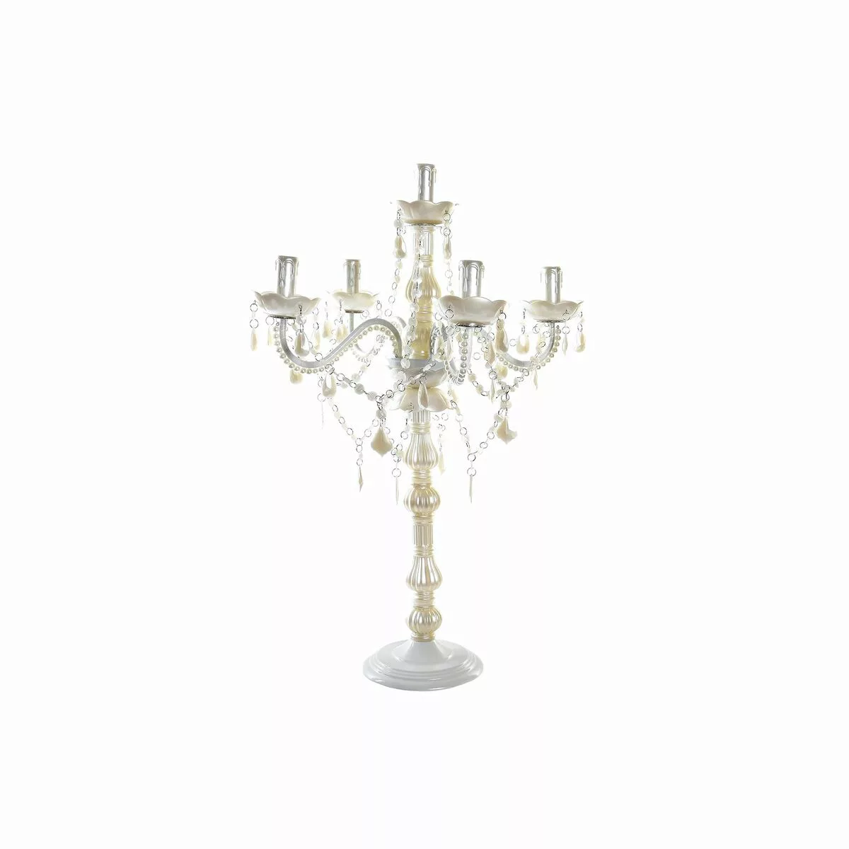 Tischlampe Dkd Home Decor 25w Creme 220 V Shabby Chic (51 X 51 X 73 Cm) günstig online kaufen