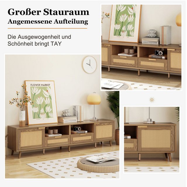 HAUSS SPLOE TV-Schrank TV-Tisch Beistellschrank Sideboard (TV-Konsolentisch günstig online kaufen