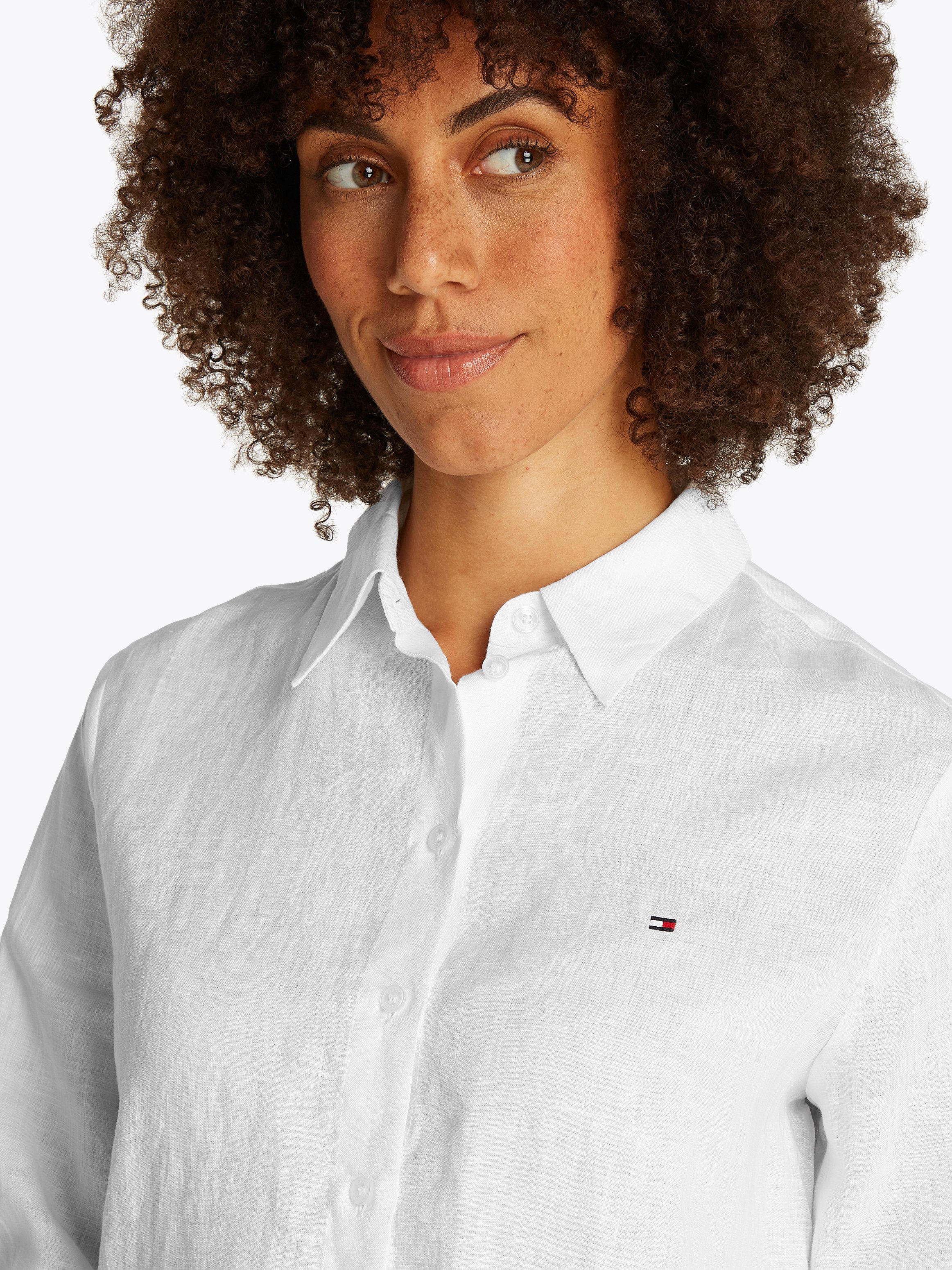 Tommy Hilfiger Hemdbluse ESS LINEN RELAXED günstig online kaufen