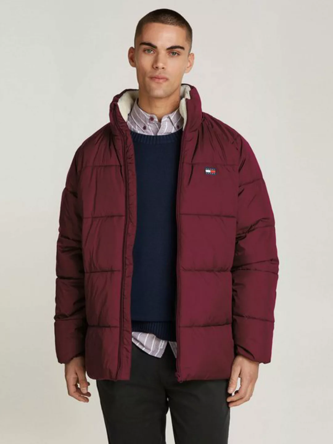 Tommy Jeans Steppjacke TJM POLY PUFFER EXT Winterjacke mit Stehkragen, gefü günstig online kaufen