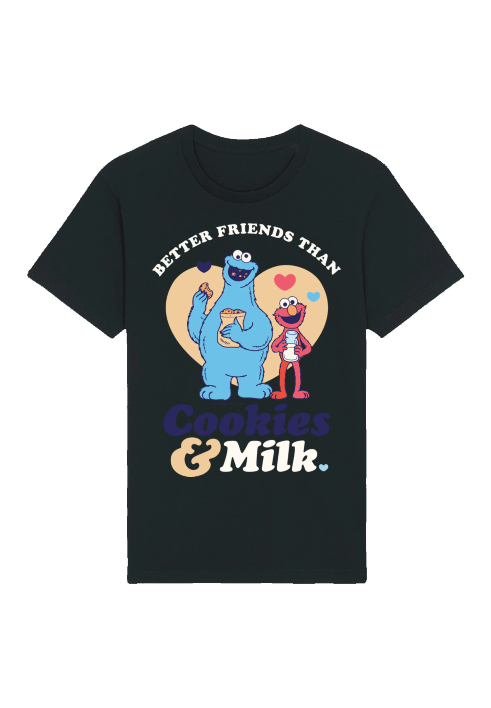 F4NT4STIC T-Shirt "Sesamstraße Cookies & Milk", Premium Qualität,Nostalgie, günstig online kaufen