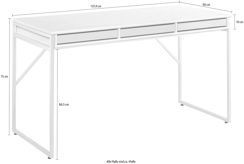 Hammel Furniture Schreibtisch "Mistral Bürotisch, Arbeitstisch, Tisch, Comp günstig online kaufen