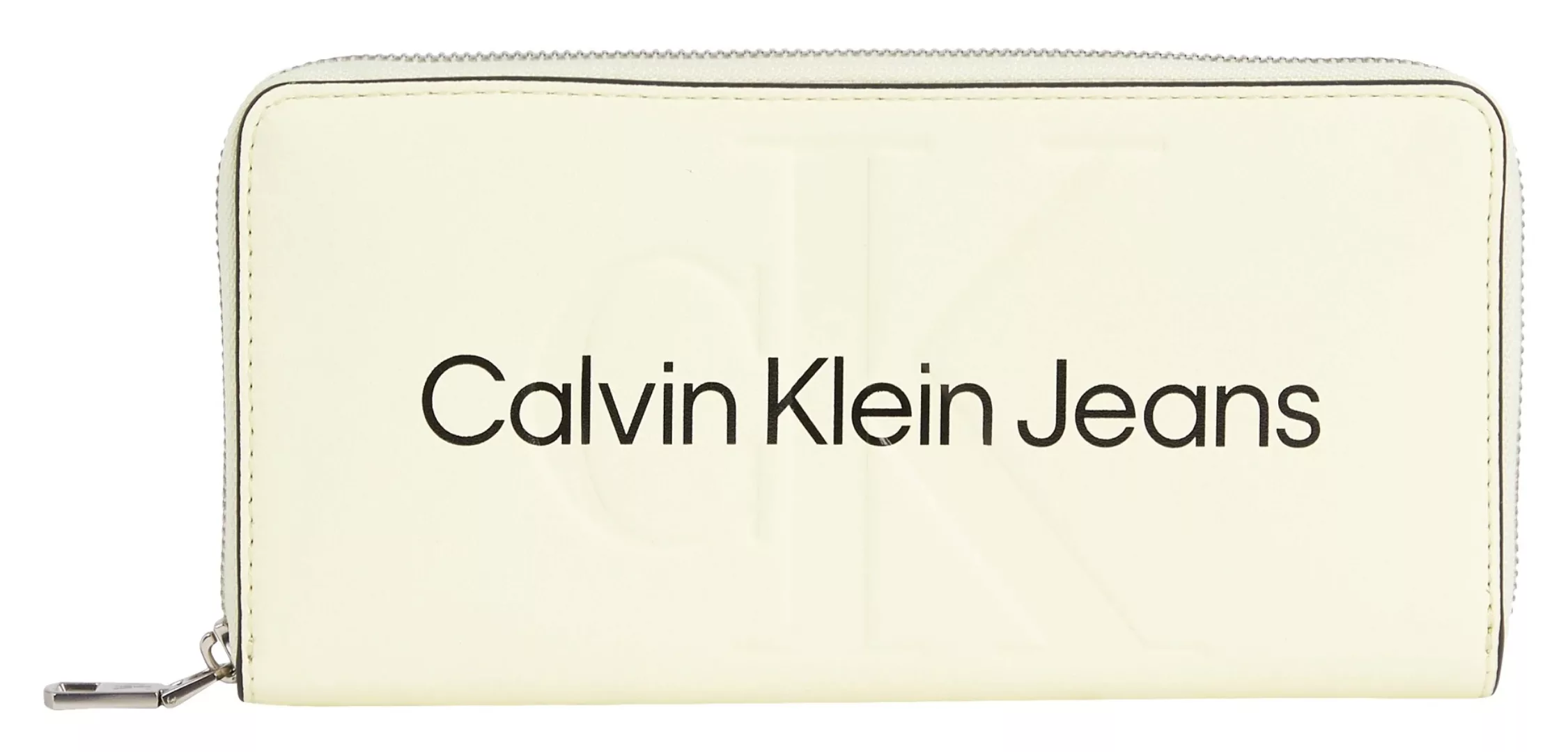 Calvin Klein Jeans Geldbörse "SCULPTED ZIP AROUND MONO", mit großflächigem günstig online kaufen