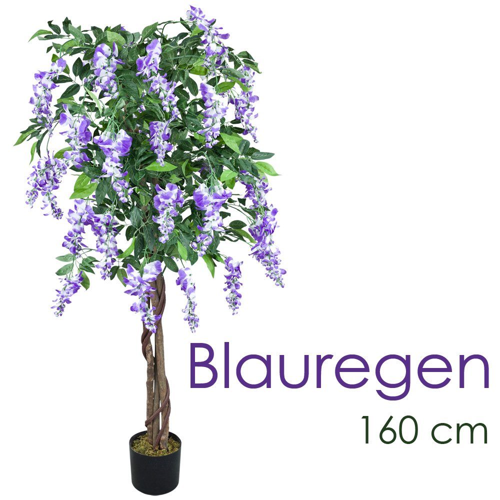 Kunstbaum Blauregen Glyzinie Wisteria Künstliche Pflanze günstig online kaufen