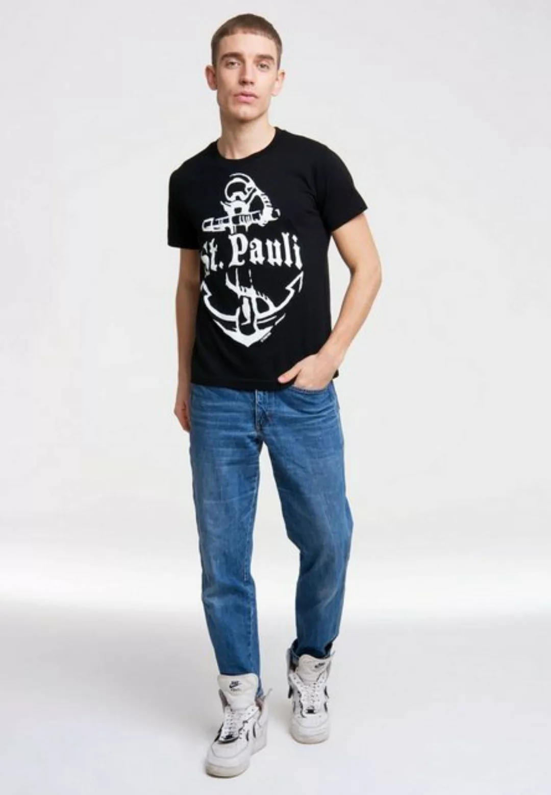 LOGOSHIRT T-Shirt ST. PAULI mit tollem Frontprint günstig online kaufen
