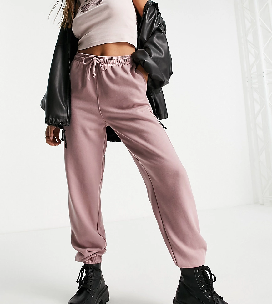 Topshop Tall – Oversize-Jogginghose im 90er-Stil in Nerzbraun-Neutral günstig online kaufen