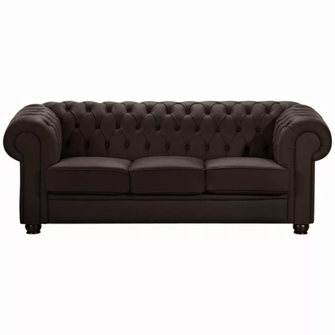 Max Winzer® Sofa Chandler, Sofa 3-Sitzer Kunstleder günstig online kaufen