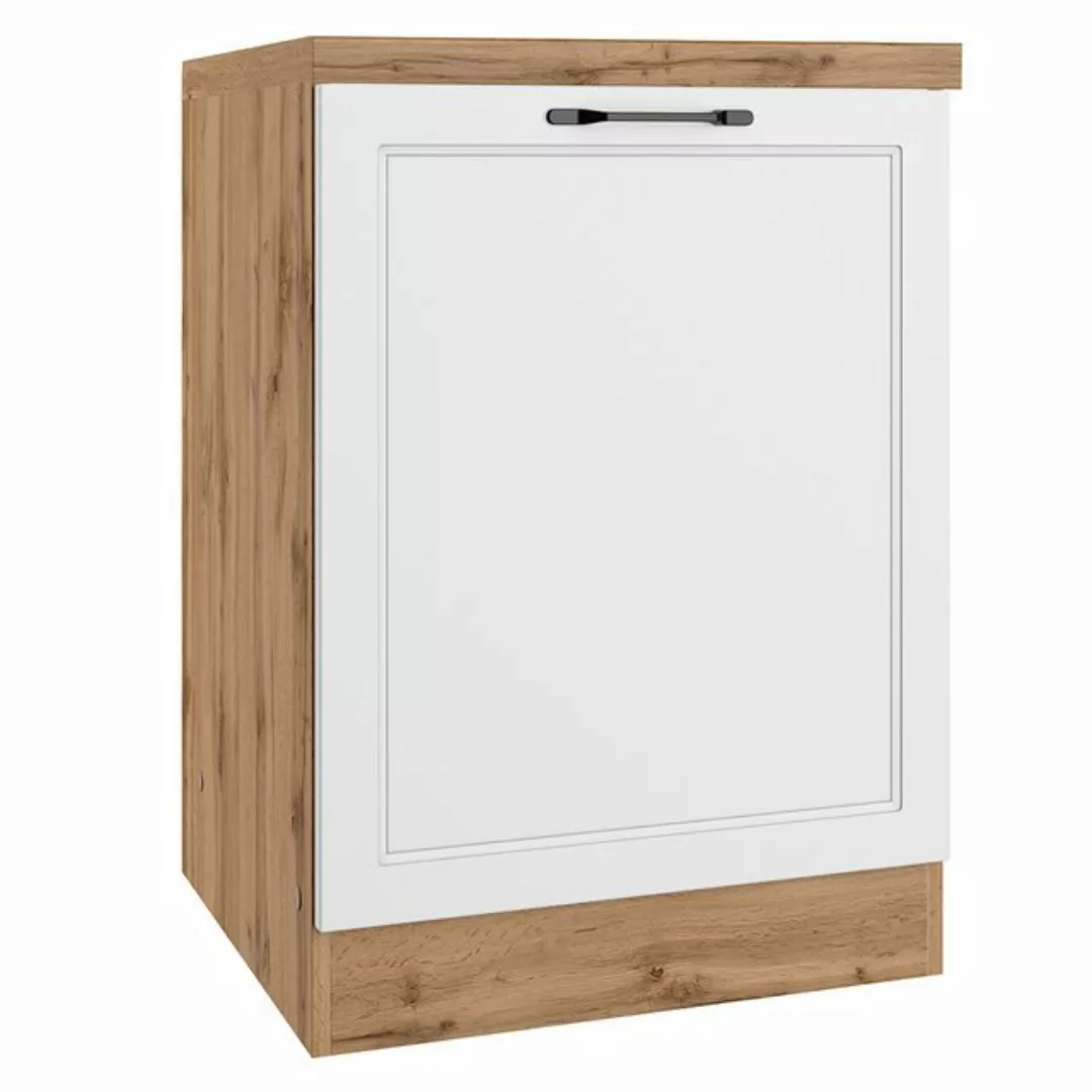 Lomadox Unterschrank MONTERREY-03 Küchenschrank, 60cm, 1 Tür, grau matt, Ar günstig online kaufen