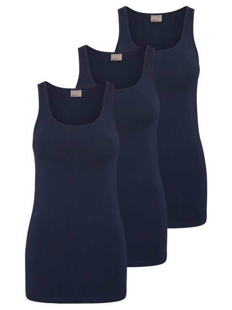 Vero Moda Tanktop Long Tank Top (3-tlg) (3 Stück) lang, elastische Baumwoll günstig online kaufen