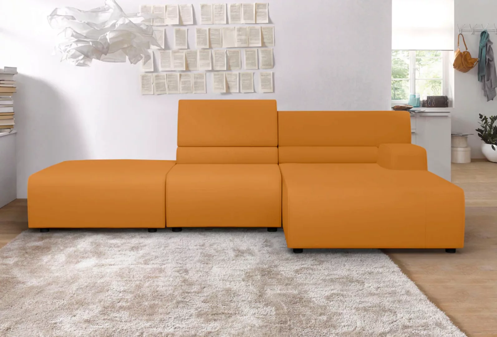 Egoitaliano Ecksofa "Babouche, Designsofa mit außergewöhnlichem Sitzkomfort günstig online kaufen