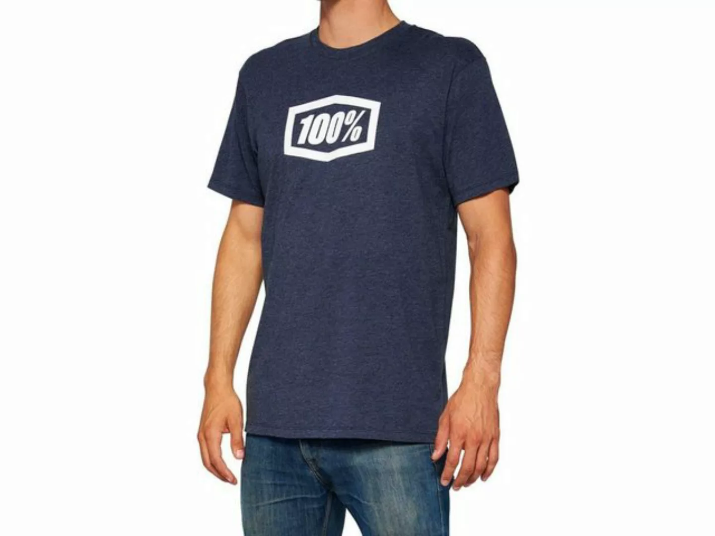 100% T-Shirt T-Shirts 100% Icon T-Shirt - Navy Heather S- (1-tlg) günstig online kaufen
