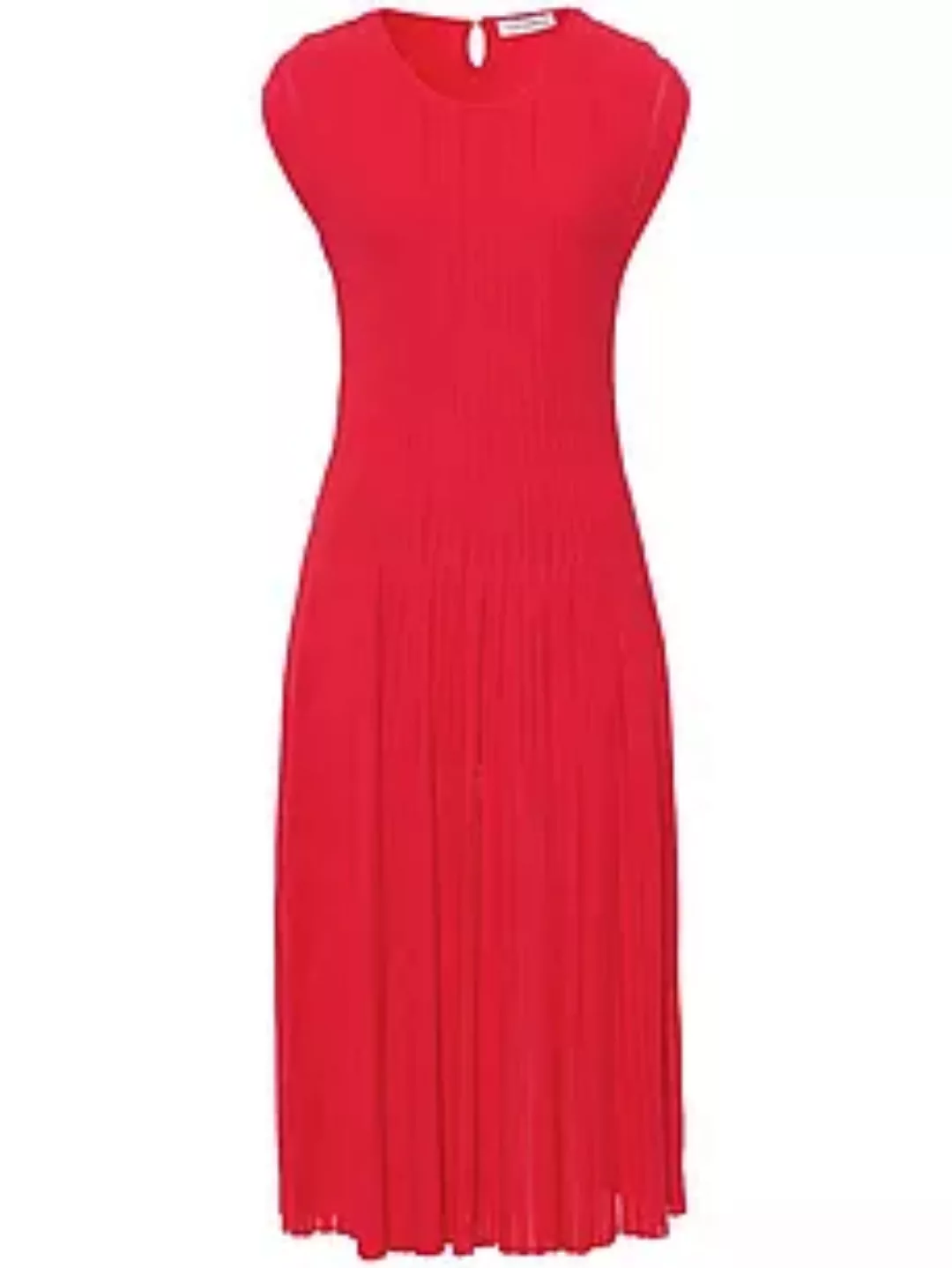 Kleid Rundhals-Ausschnitt Uta Raasch rot günstig online kaufen