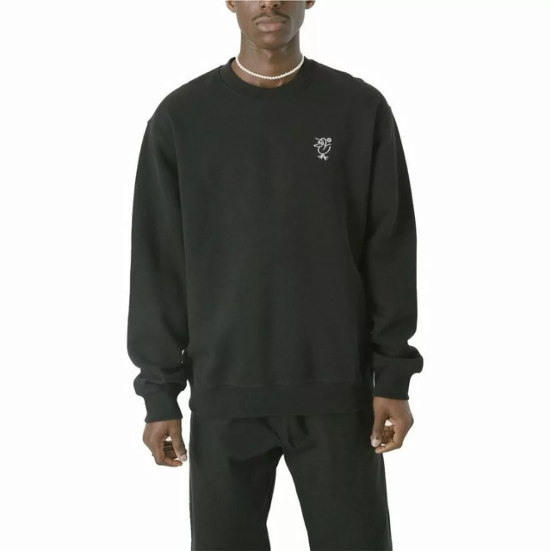 Cleptomanicx Sweater Sketch Gull - black günstig online kaufen