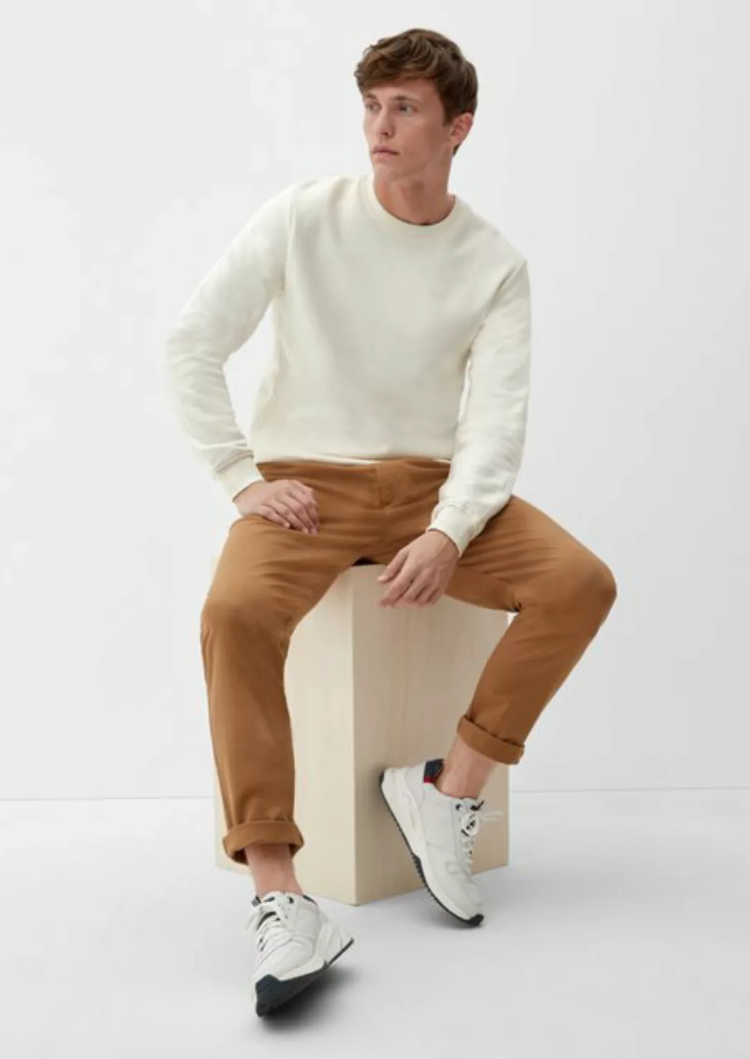 s.Oliver Sweatshirt Softer Sweater mit Logo Logo günstig online kaufen