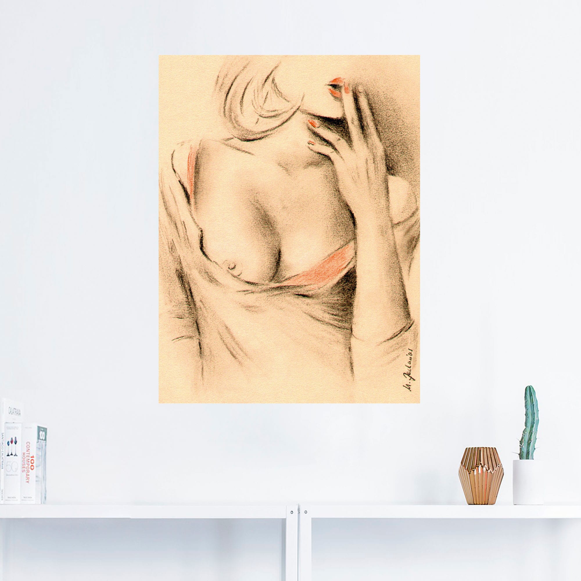 Artland Wandbild »Aphrodite der Moderne«, Frau, (1 St.), als Leinwandbild, günstig online kaufen