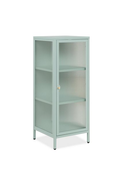 freiraum Vitrine Milton in mintgrün, Stahl - 40x101,5x40cm (BxHxT) günstig online kaufen