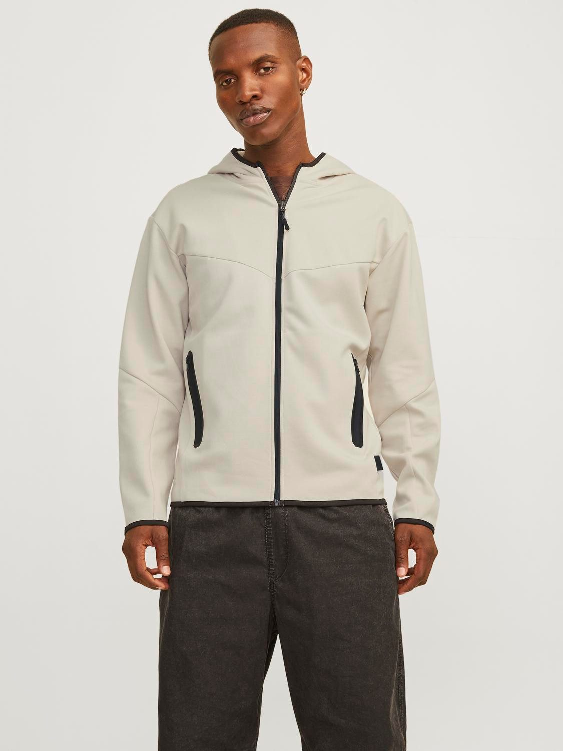 Jack & Jones Herren Hoodie Kapuzenpullover JCOFUSION SWEAT ZIP HOOD - Regul günstig online kaufen