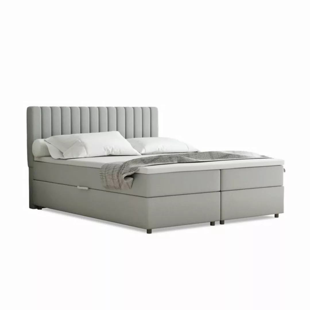 PANDA MÖBEL GmbH Boxspringbett Everest, 140x200, 160x200, 180x200, Polsterb günstig online kaufen