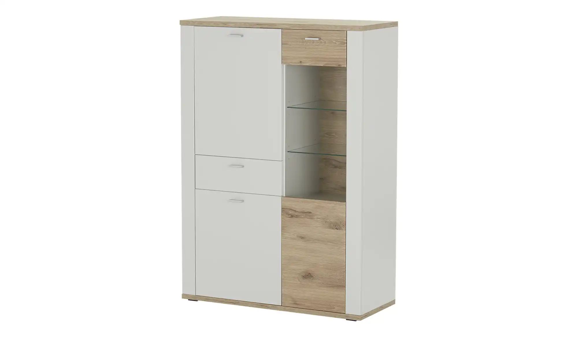 uno Highboard  Milano ¦ grau ¦ Maße (cm): B: 103 H: 145 T: 42.0 Kommoden & günstig online kaufen