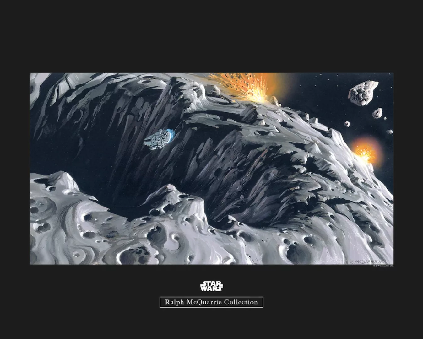 Komar Wandbild Star Wars Asteroid 40 x 30 cm günstig online kaufen