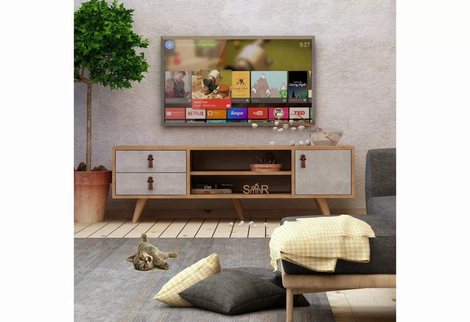 Skye Decor TV-Schrank 100% MELAMINE COATED PARTICLE BOARD, 53 cm x 40 cm x günstig online kaufen