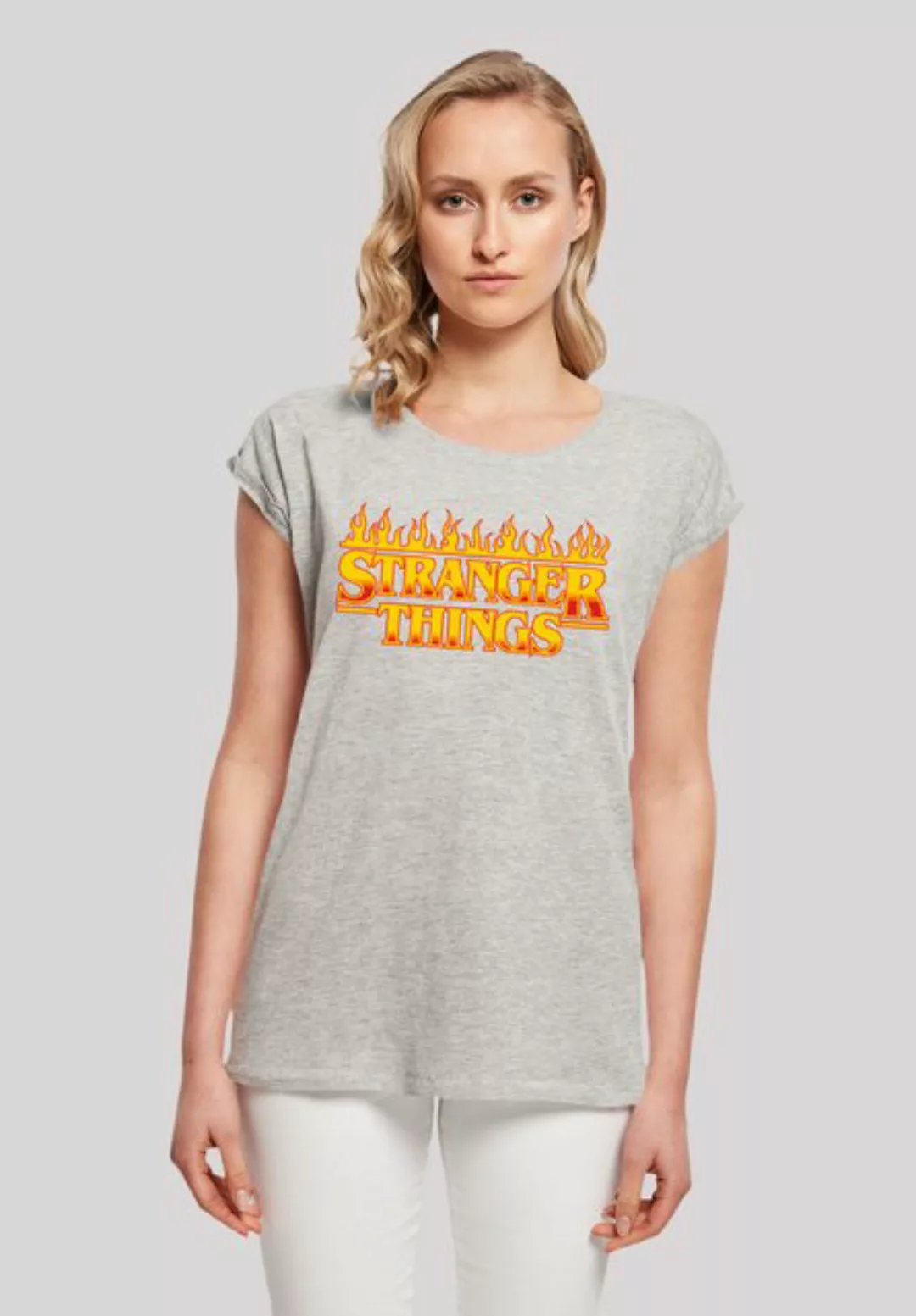 F4NT4STIC T-Shirt Stranger Things Fire Logo Women Netflix TV Series Premium günstig online kaufen