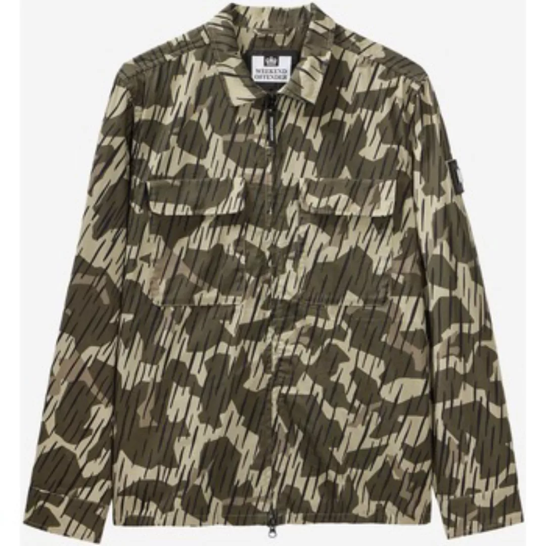 Weekend Offender  Daunenjacken Waya camo - castle green rain camo günstig online kaufen