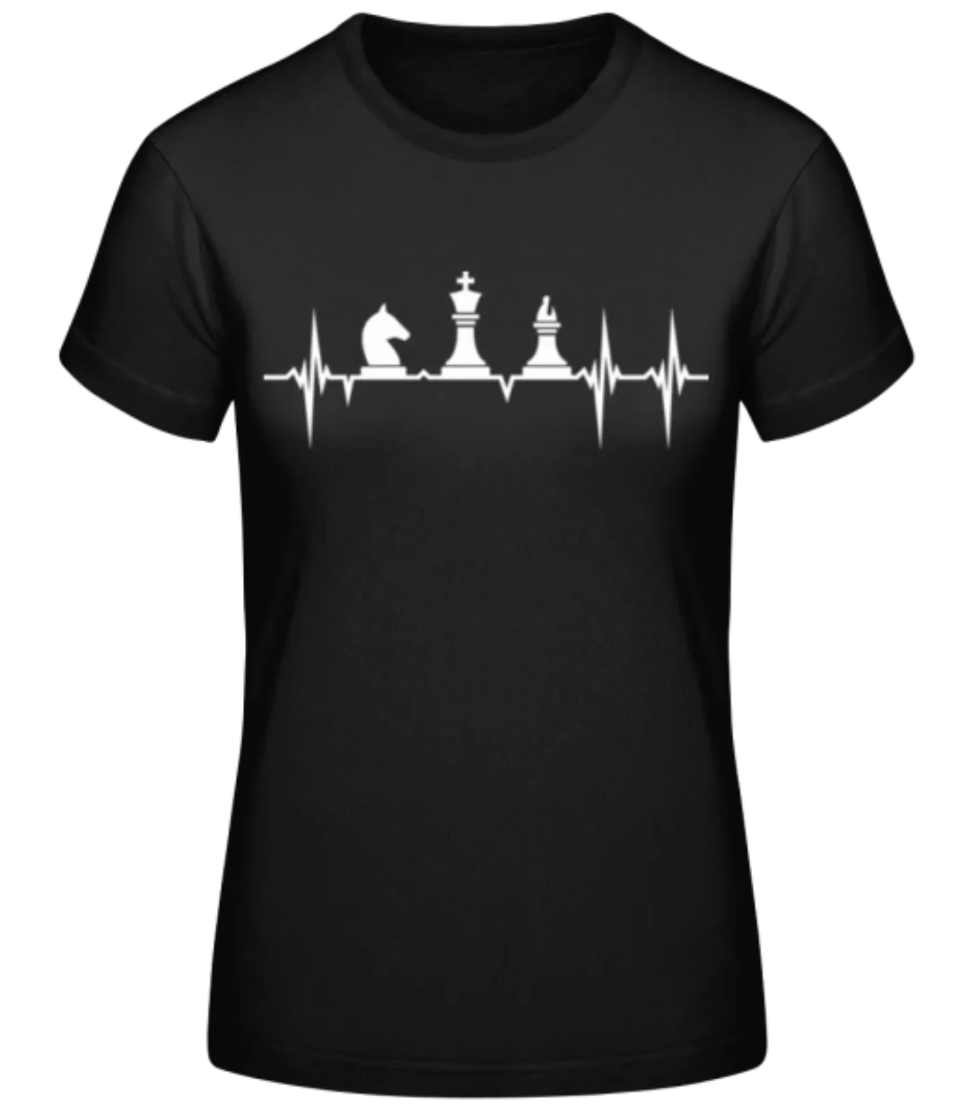 Schach Herzschlag · Frauen Basic T-Shirt günstig online kaufen