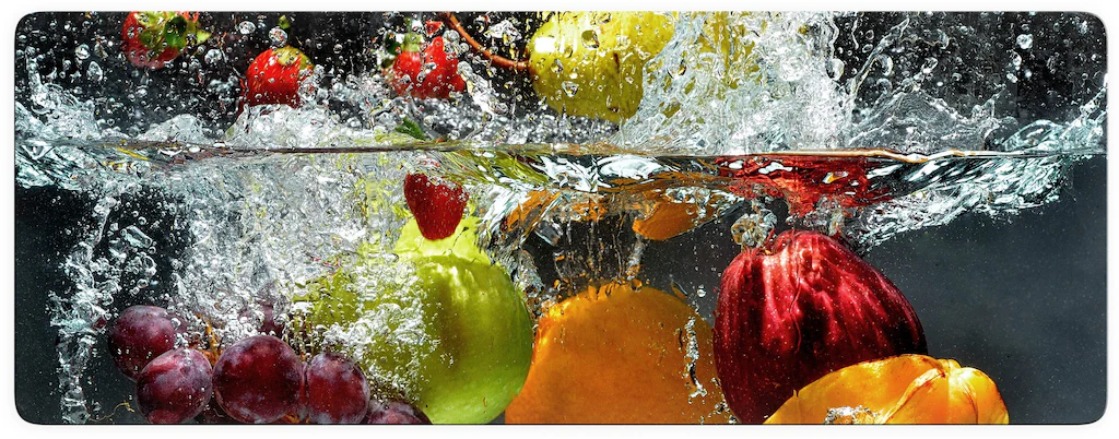 Wall-Art Glasbild "Erfrischendes Obst", Glasposter modern günstig online kaufen