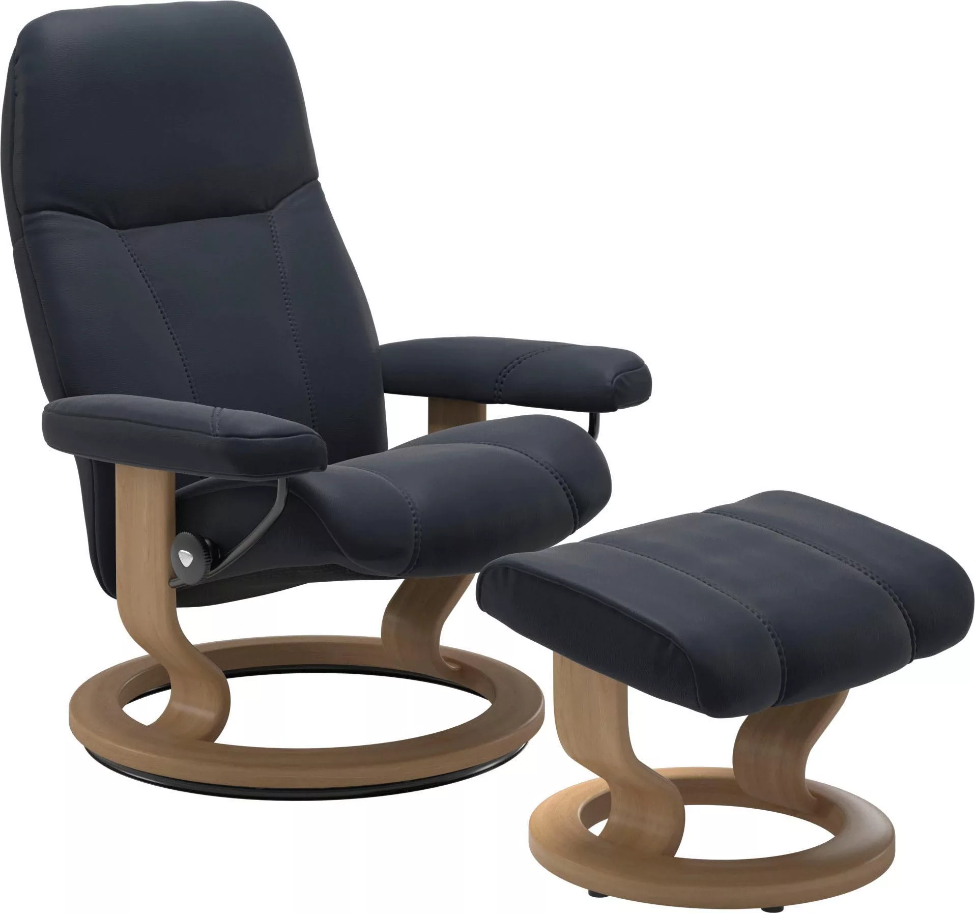 Stressless Relaxsessel "Consul", (Set, Relaxsessel mit Hocker), mit Hocker, günstig online kaufen