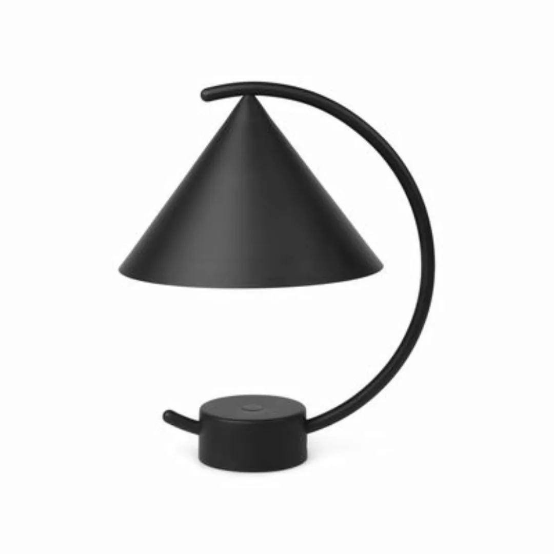 ferm LIVING - Meridian LED Akkuleuchte - schwarz/pulverbeschichtet/BxHxT 20 günstig online kaufen