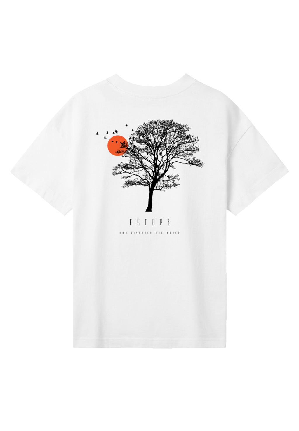 F4NT4STIC T-Shirt "Oversize Escape Discover the World Tree Birds", Premium günstig online kaufen