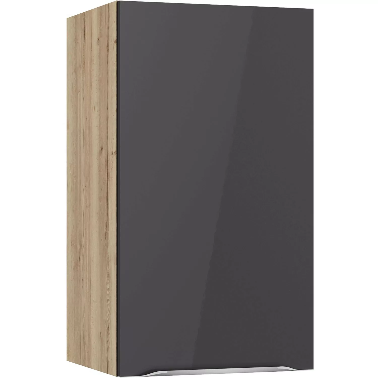 Optifit Oberschrank Linus984 40 cm x 70,4 cm x 34,9 cm Anthrazit-Wildeiche günstig online kaufen