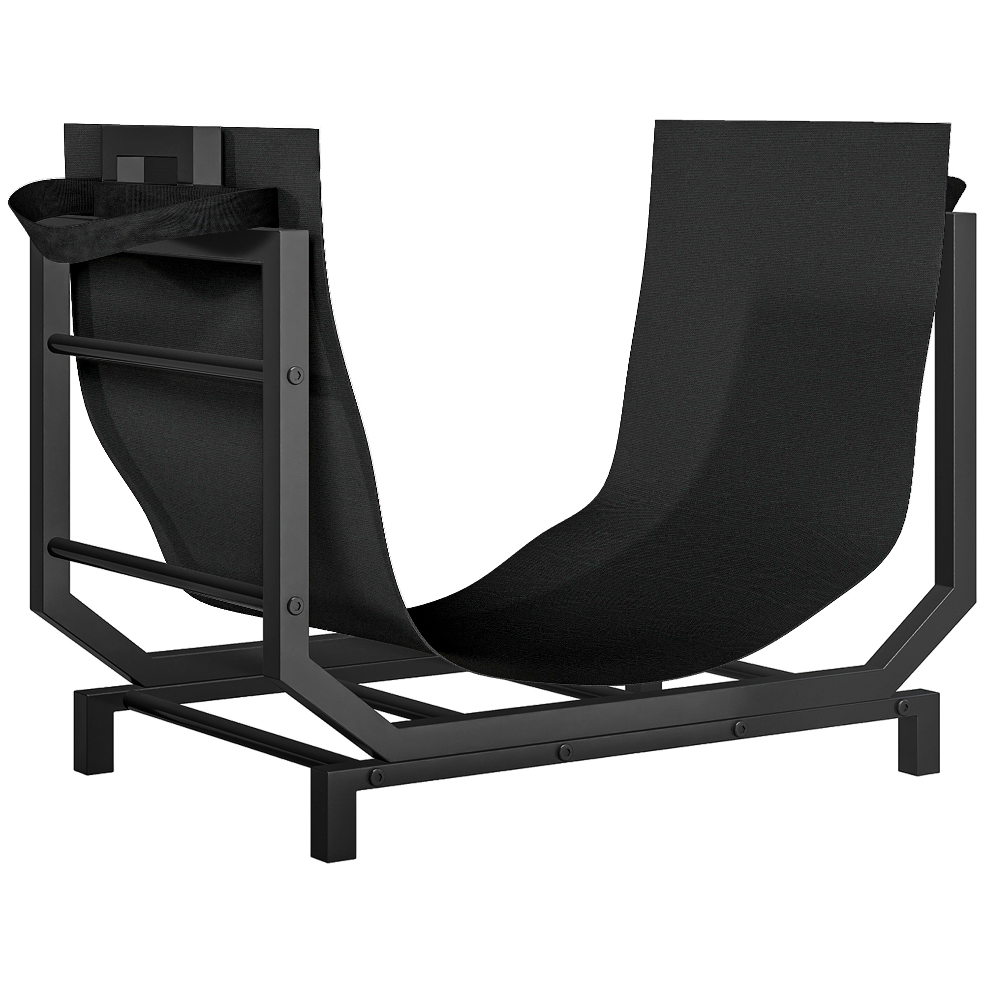 Outsunny Kaminholzregal für innen 53 x 33 x 43 cm erhöhtes Brennholzregal m günstig online kaufen