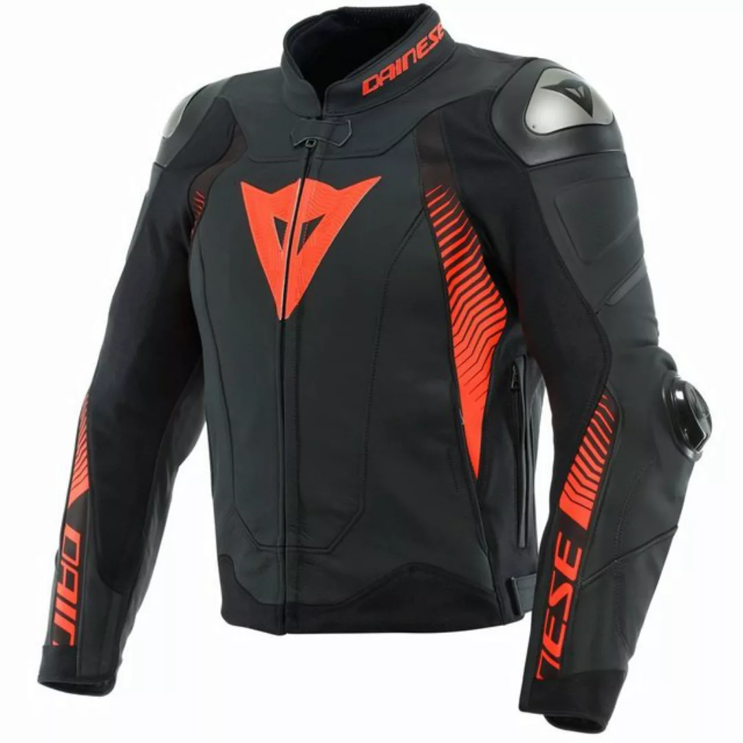 Dainese Motorradjacke Dainese Super Speed 4 Lederjacke schwarz-matt / fluo- günstig online kaufen