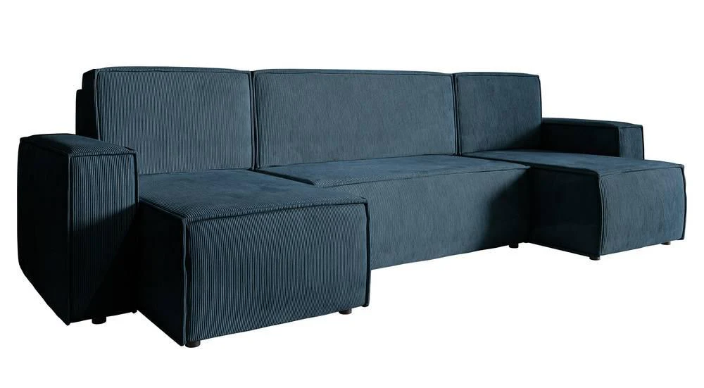 | U-förmiges Sofa Crusado mit Schlaffunktion Chenille günstig online kaufen