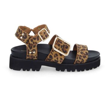 No Name  Sandalen JUNE ANKLE W - SUEDE LEO - LEOPARD günstig online kaufen