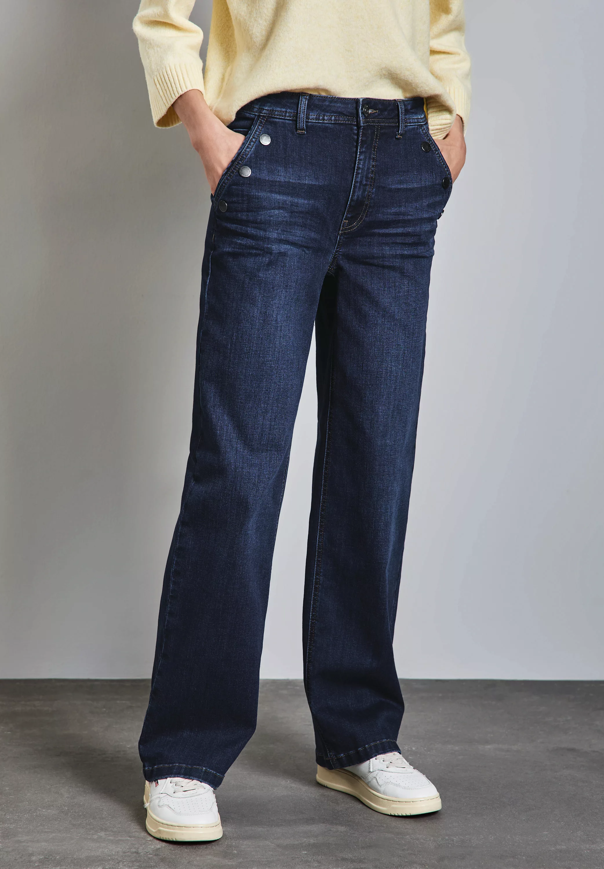 STREET ONE Comfort-fit-Jeans, High Waist günstig online kaufen