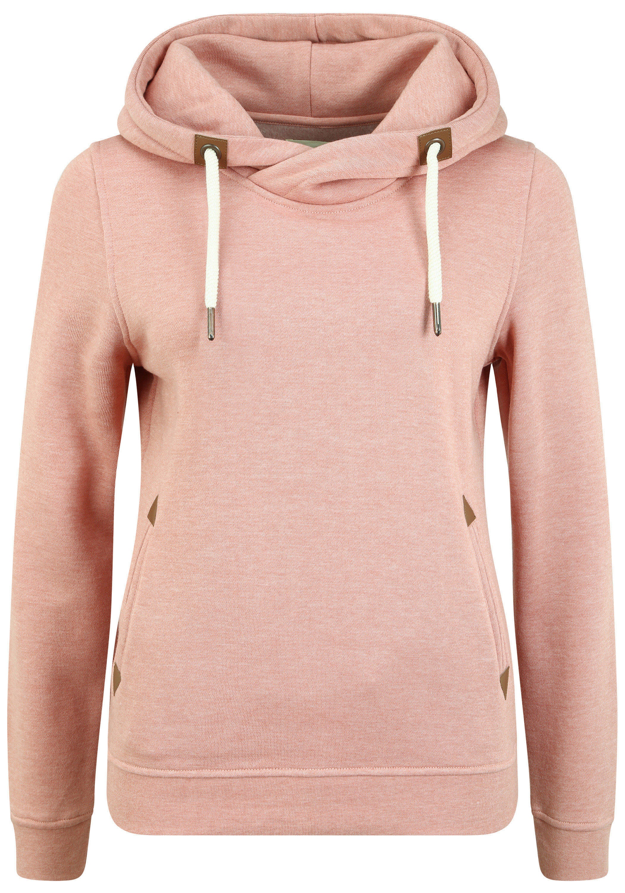 OXMO Hoodie OXVicky Hood Kapuzenpullover mit Cross-Over Kragen günstig online kaufen