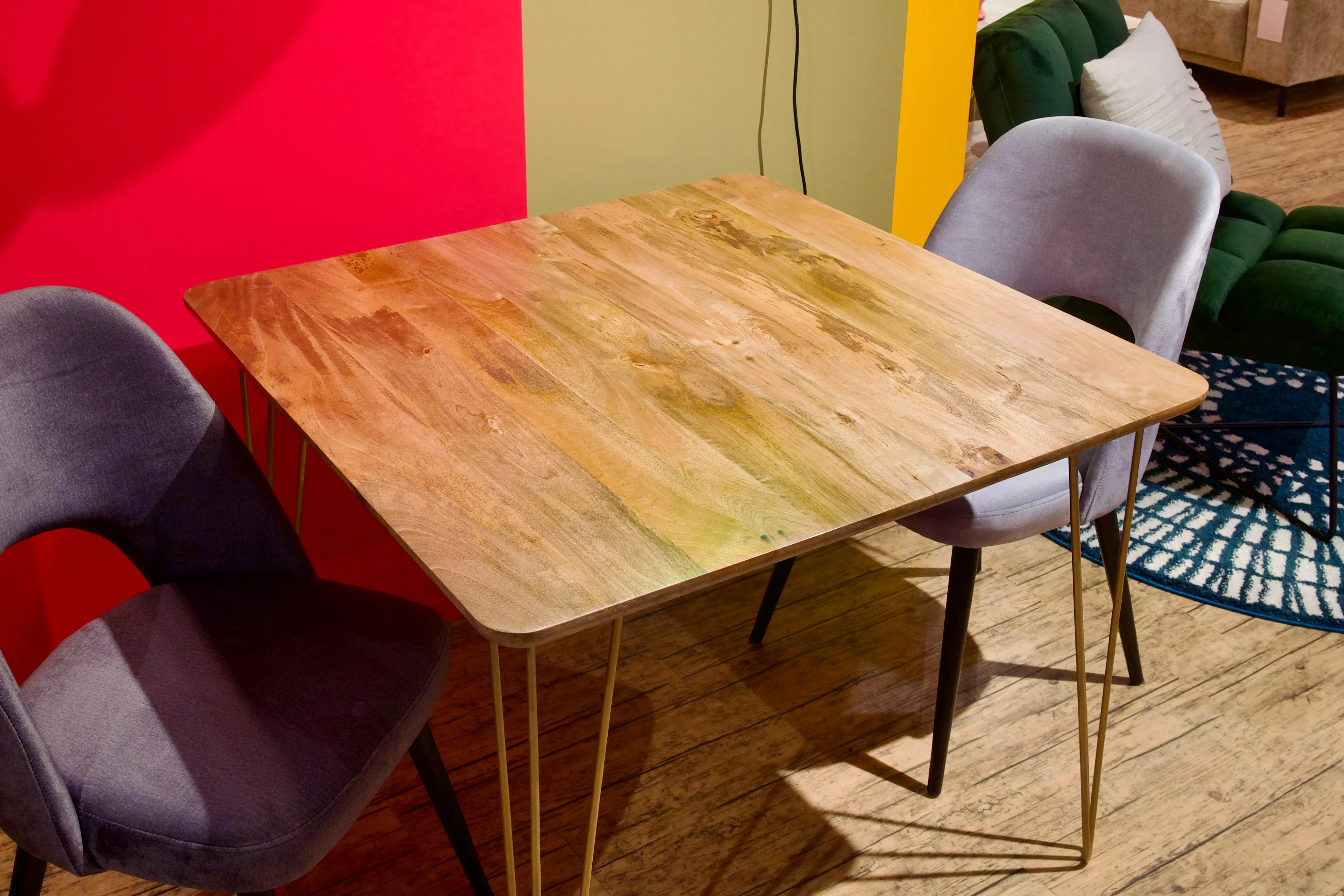 Quadratischer Esstisch Suave 100 cm mit Mangoholzplatte günstig online kaufen