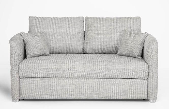 Bettsofa Schlafsofa 140x200 cm Grau LUCA günstig online kaufen